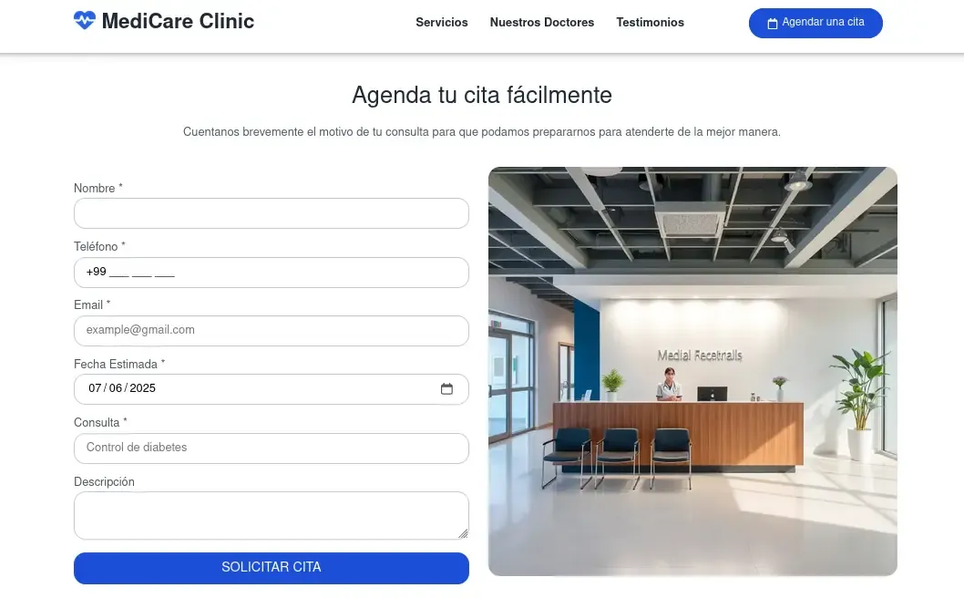 Medicare - Vista de tableta