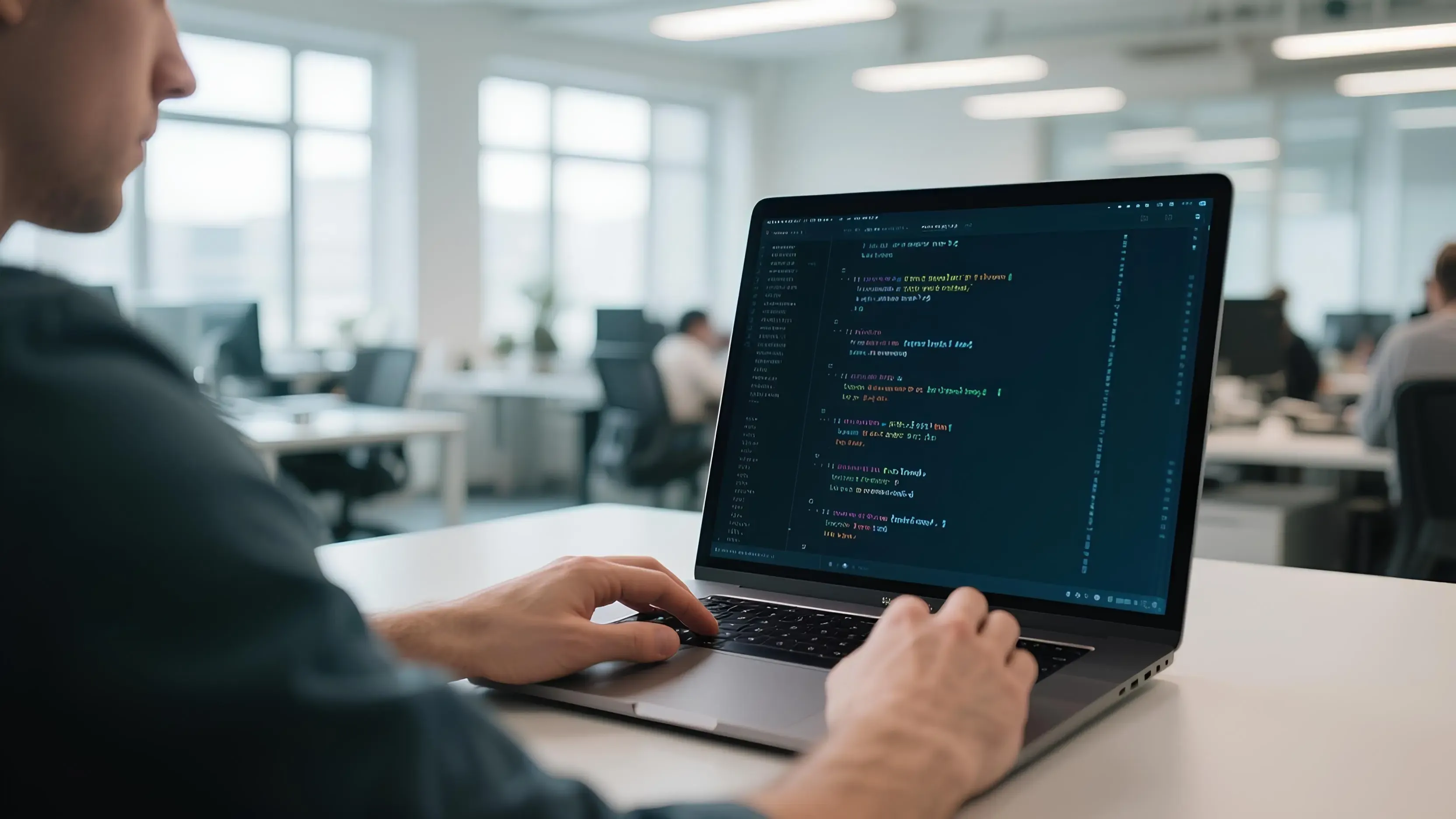 Programador trabajando